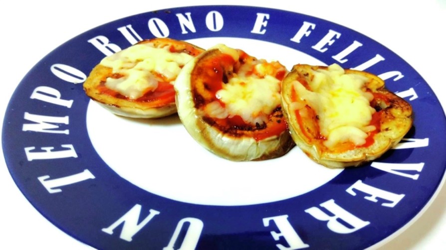 トロトロ白ナスのピザの画像