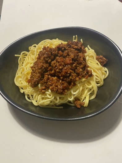 肉味噌スパゲッティの写真