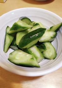 【覚書】胡瓜の簡単漬物【大量消費】