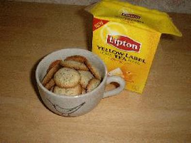 紅茶のクッキーの写真