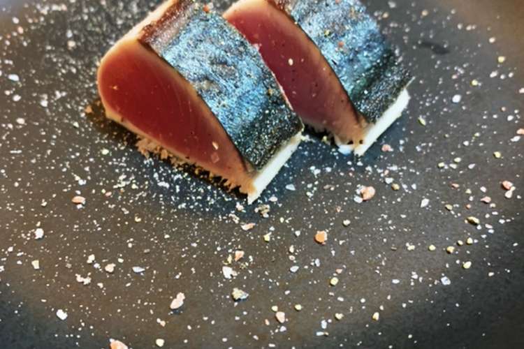 ハガツオのタタキ レシピ 作り方 By Mugiyoshi クックパッド 簡単おいしいみんなのレシピが378万品