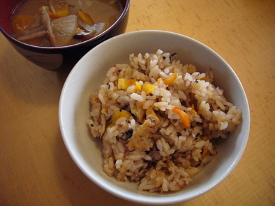 簡単★雑穀米の炊込みご飯の写真