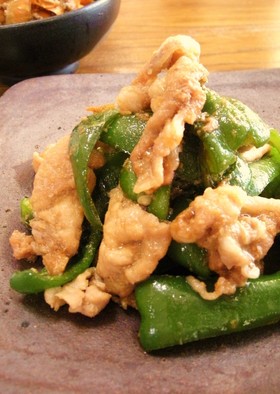 豚とピーマンの生姜焼き