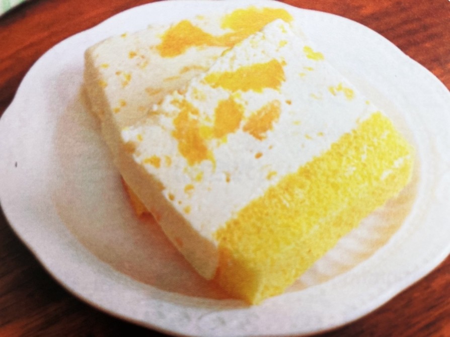 オレンジアイスケーキの画像