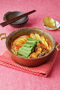 アンコウの韓国風ピリ辛鍋