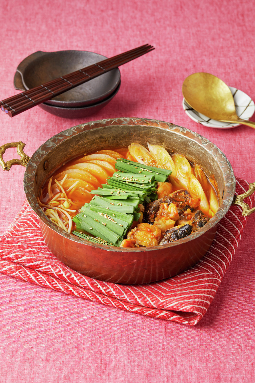 アンコウの韓国風ピリ辛鍋の画像