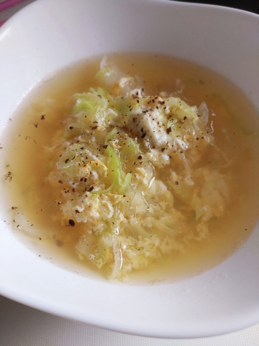 【簡単】キャベツスープの画像
