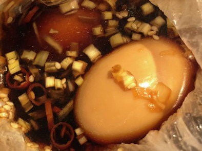 やみつき韓国風味玉『麻薬卵』の写真