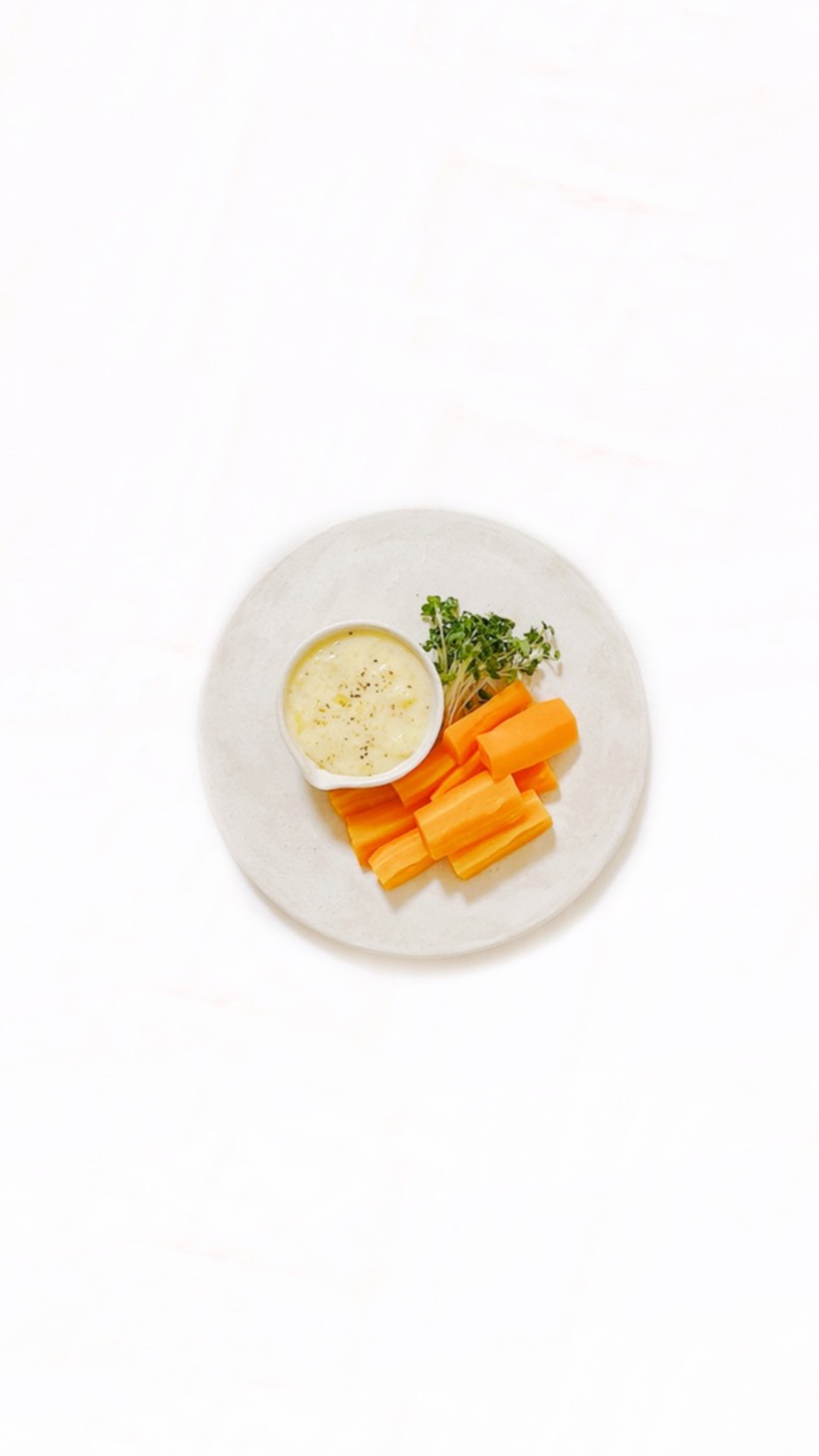 温野菜に合う、とろーりチーズのアリゴ。の画像