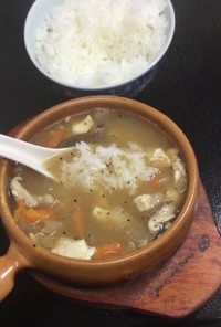 サンラータン風スープご飯