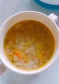 106.にんじんと玉ねぎの洋風スープ