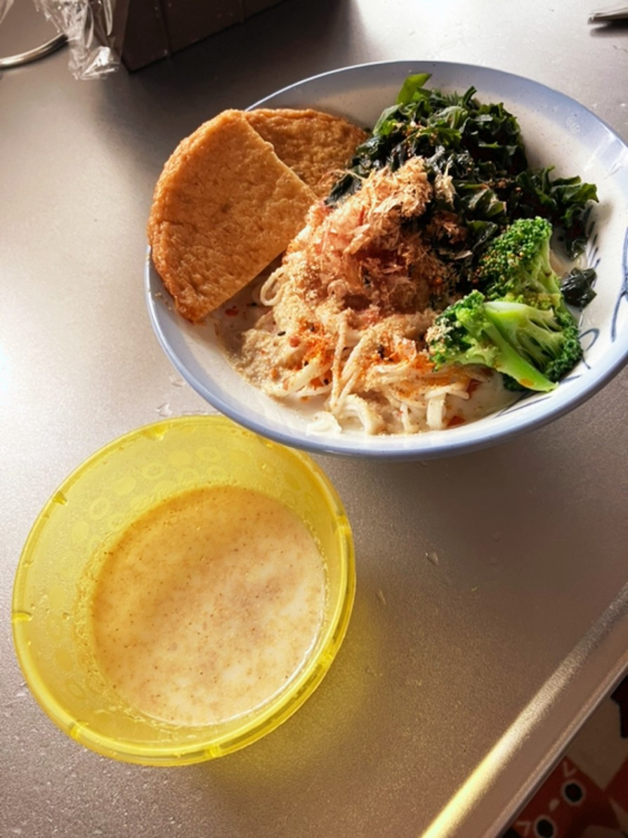 冷たい麺✖豆乳胡麻ダレの画像