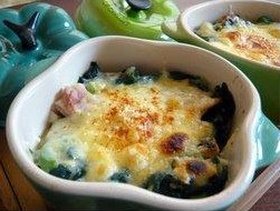 ほうれん草のチーズ焼き