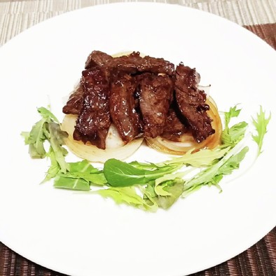 超簡単！中華風牛ハラミ焼き肉！の写真