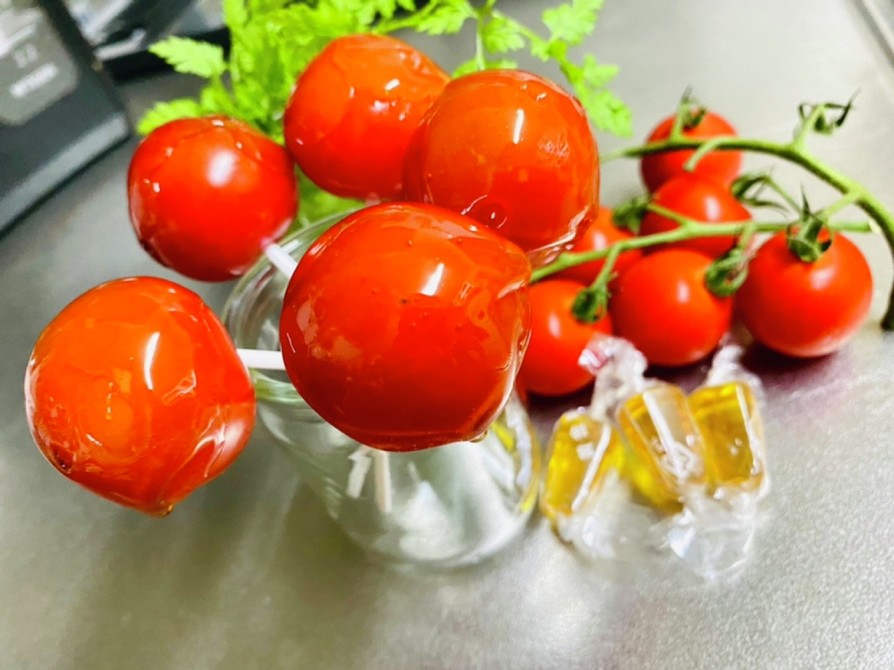 【黄金糖】トマト飴の画像