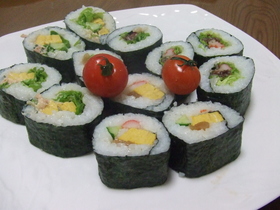 簡単!☆恵方巻き☆3種盛り