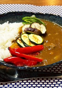 夏野菜で米粉のカレー グルテンフリー