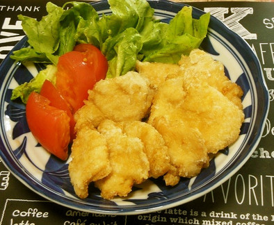 鶏ムネ肉の竜田揚げの写真