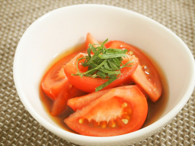 トマトのお浸しの写真