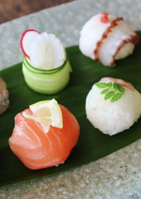 5種の手まり寿司