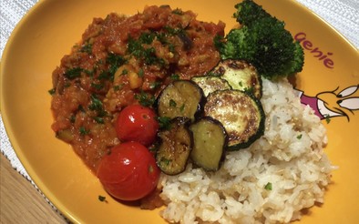 夏野菜トマトカレーの写真