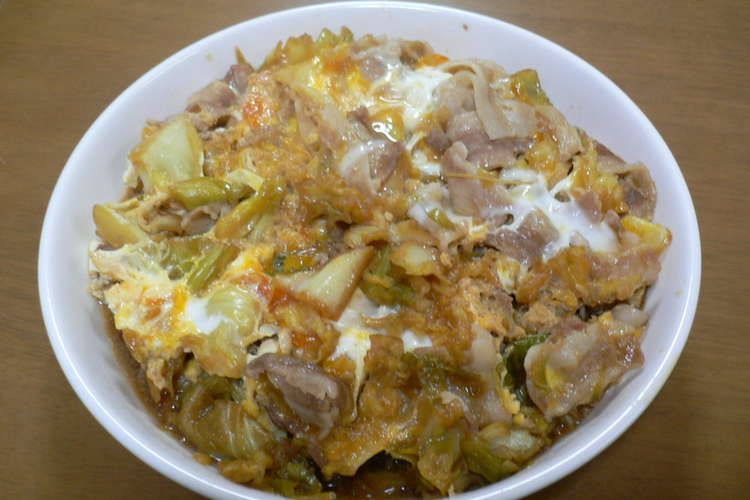 超簡単 豚バラとキャベツの卵とじ レシピ 作り方 By Gonちゃん クックパッド 簡単おいしいみんなのレシピが353万品