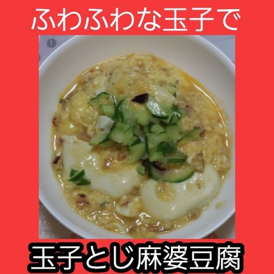 【超ズボラ飯・男飯】玉子とじ麻婆豆腐の写真