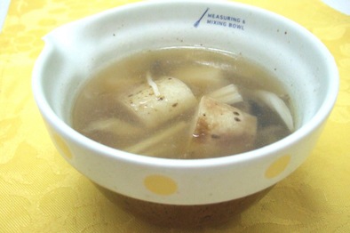 ホクホク長芋とキノコのスープ☆の写真