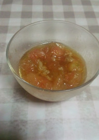 冷製トマトのソルベ