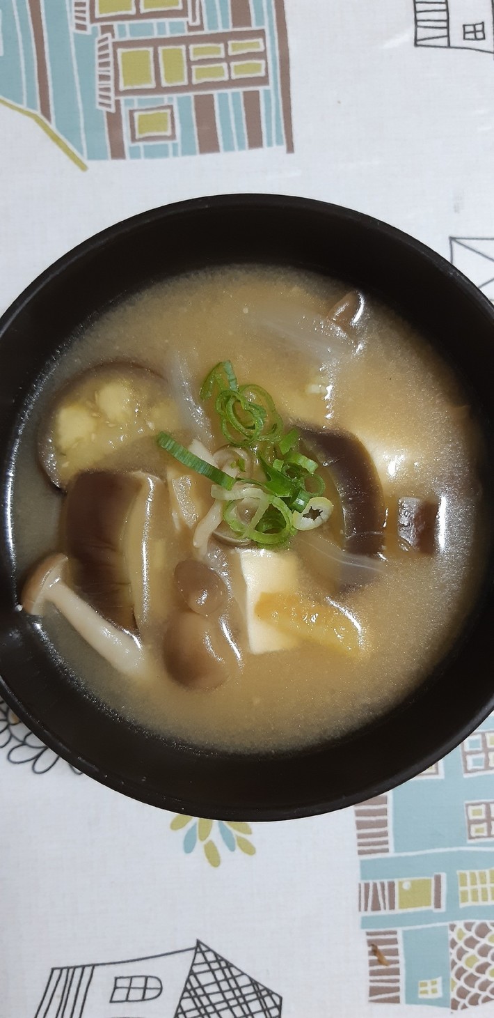 ☆簡単☆豆腐となすの味噌汁の画像