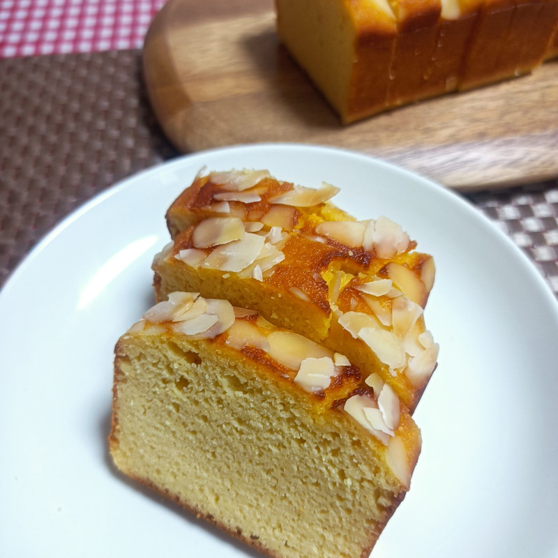 レモンアーモンドミルクパウンドケーキ レシピ・作り方