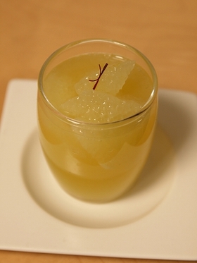 サフラン香る♪グレープフルーツゼリー