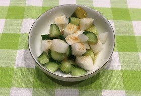 長芋の梅サラダ（透析食）の画像