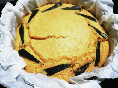 カボチャヨーグルトチーズのおからcakeの写真