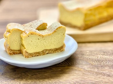 安納芋風味のチーズケーキの写真