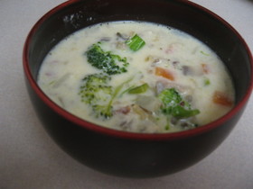 ワイルドライスをいれて☆みるくスープ☆