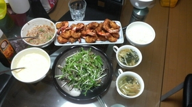 マイタケと水菜の簡単サラダ♪♪
