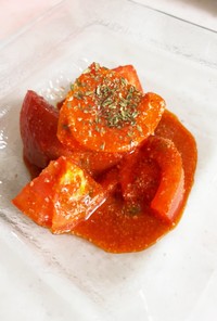 ピリ辛が最高☆おつまみトマト