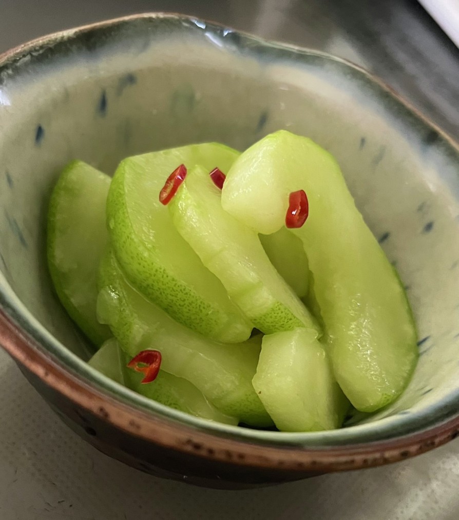 簡単　常備菜✨さっぱり　白瓜の浅漬けの画像