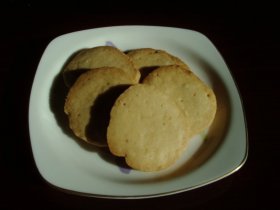ピーナッツクリームでクッキー