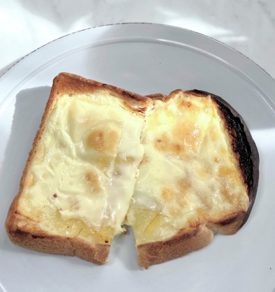 マーマレードチーズトーストの写真
