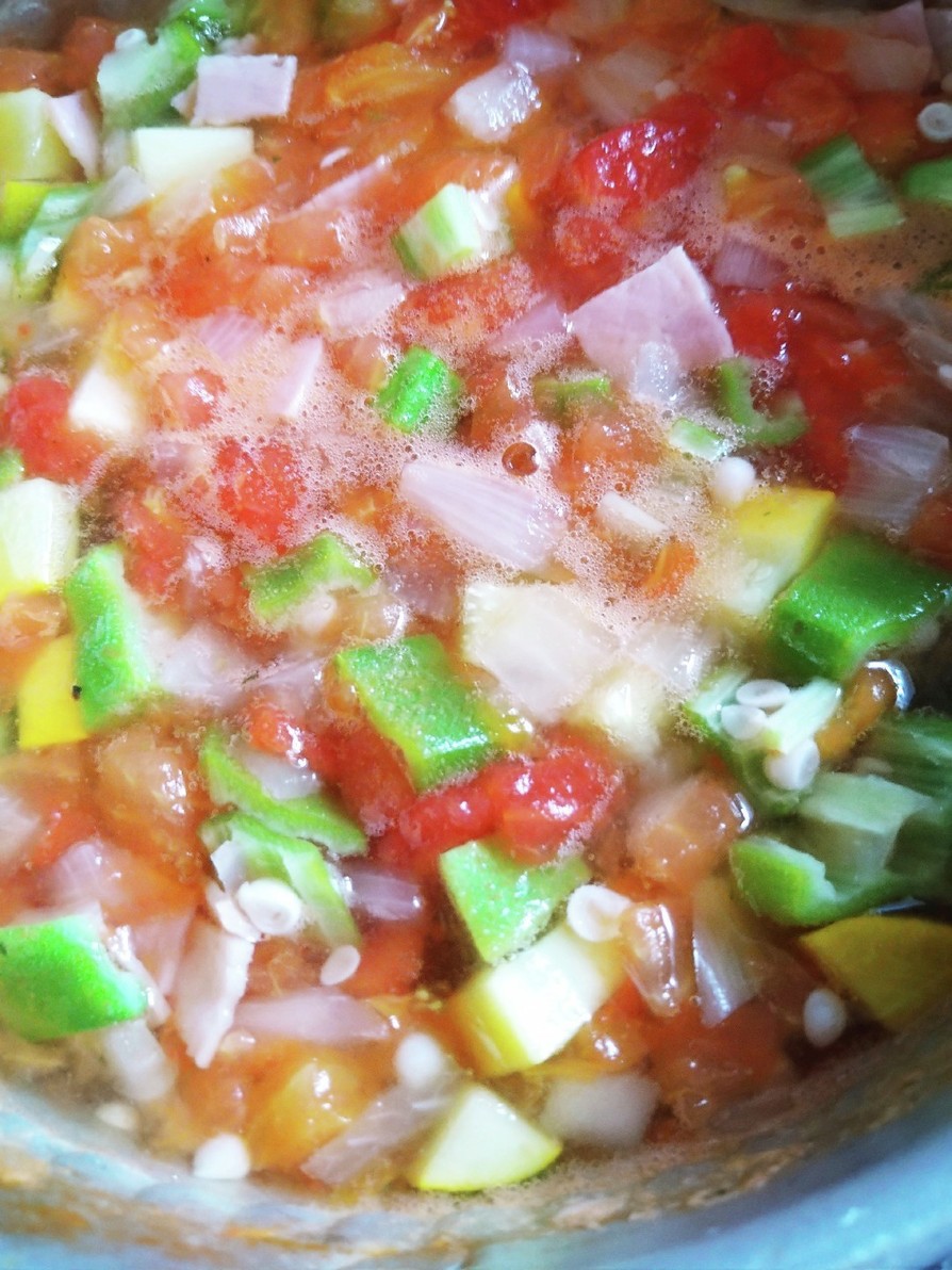 夏野菜スープの画像