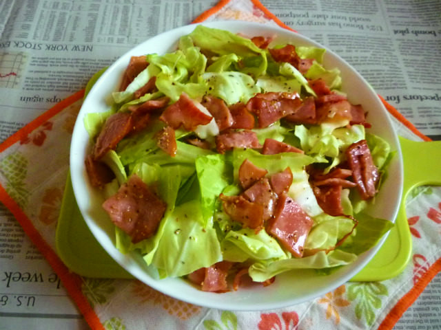 キャベツ＆Sベーコンのサラダ～イタドレの画像
