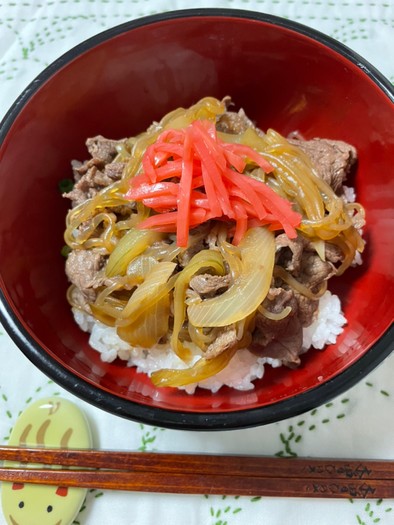 やっぱり家の牛丼♡の写真