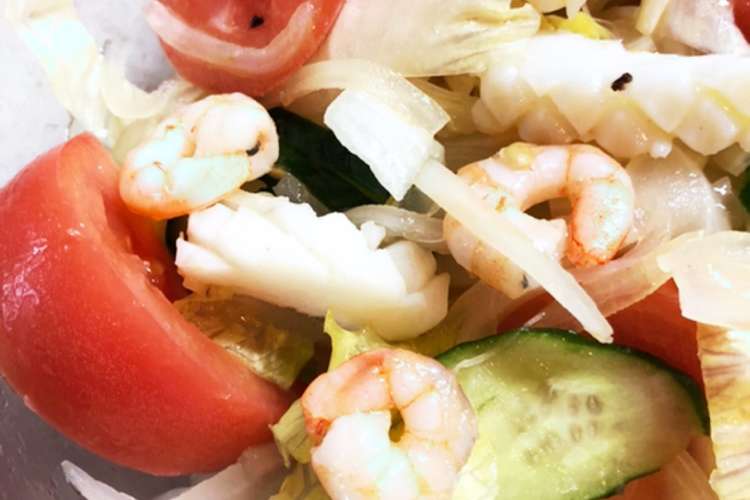 シーフードミックスのマリネ風サラダ レシピ 作り方 By うめきよ クックパッド 簡単おいしいみんなのレシピが378万品