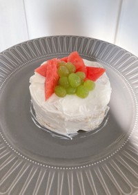 祝1歳☆赤ちゃんバースデーケーキ