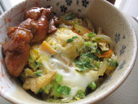 松山あげでとろける卵とじ丼
