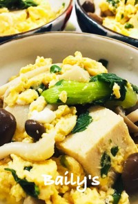 レシピ投稿祭　高野豆腐とお野菜の卵とじ