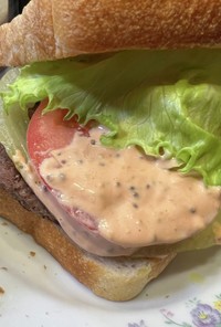 ケビンのハンバーガー風サンドイッチ