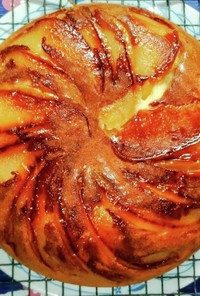 炊飯器でシナモンアップルケーキ簡単